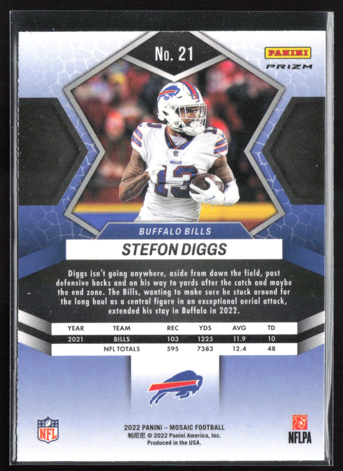 Stefon Diggs Mosaic Prizm