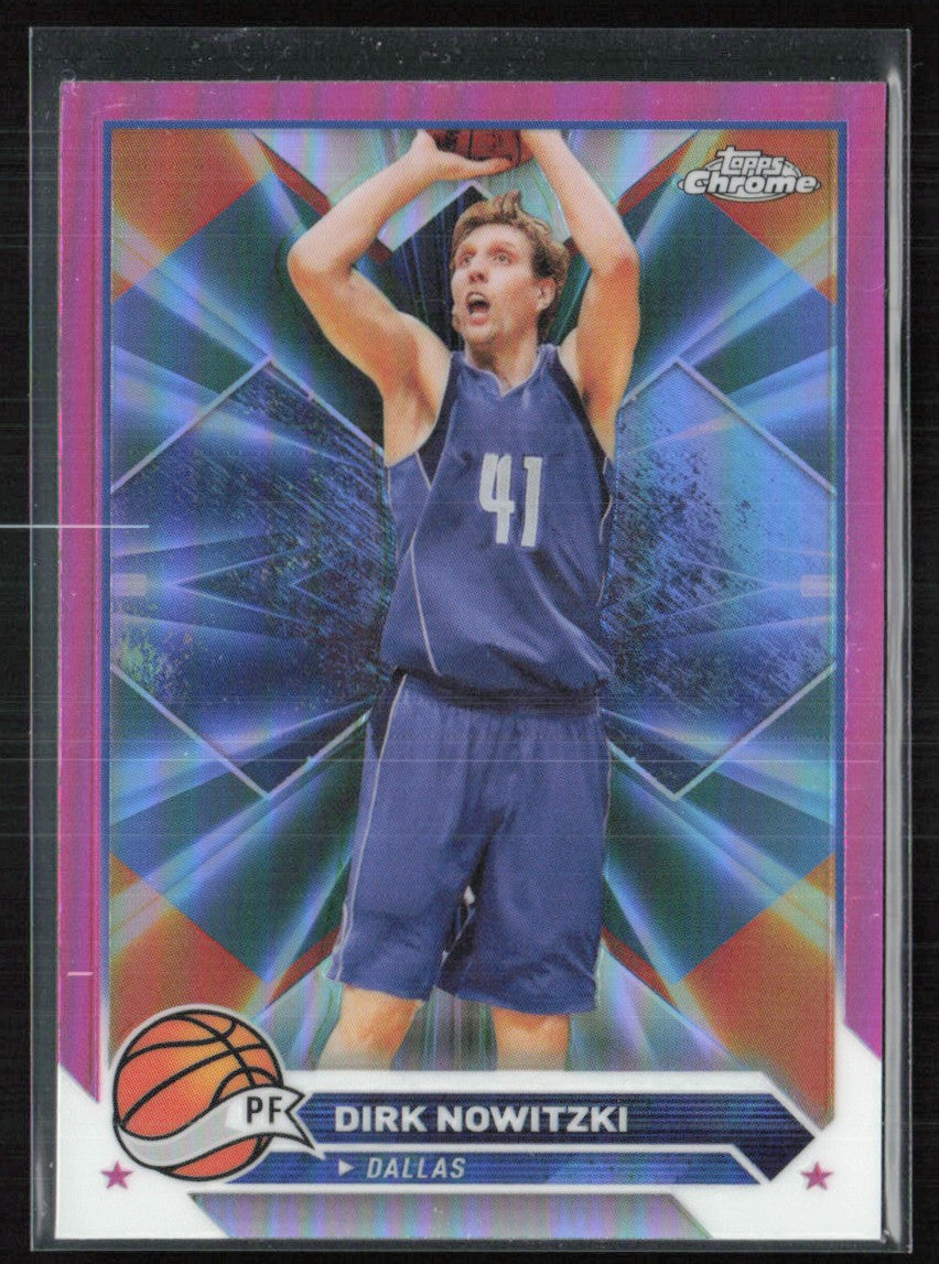 Dirk Nowitzki Pink Refrator
