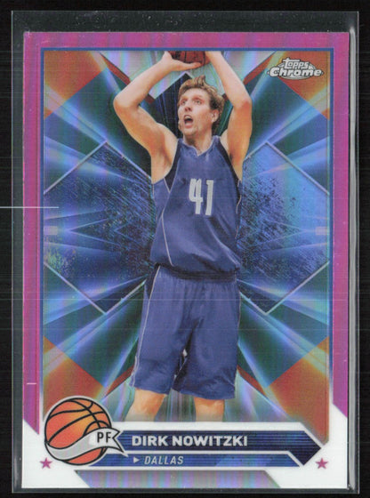 Dirk Nowitzki Pink Refrator