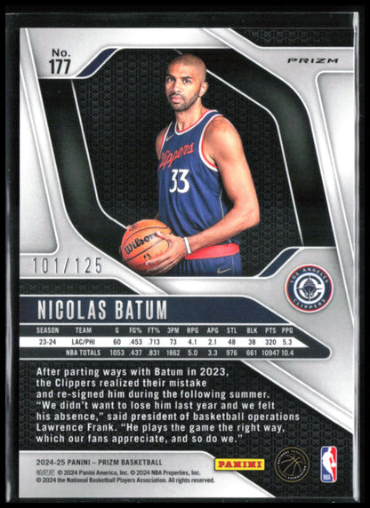 Nicolas Batum Orange Fast Break /125
