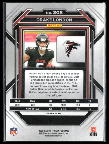 Drake London RC Silver Prizm