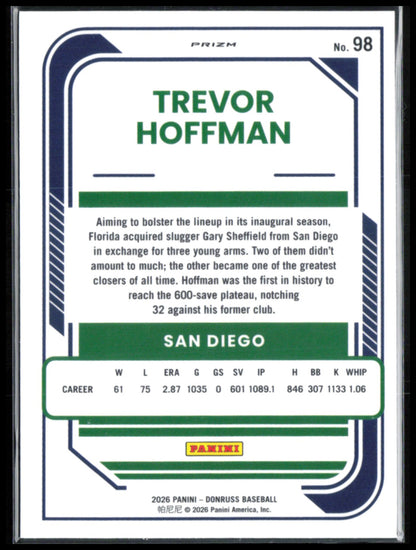Trevor Hoffman Black Donuts