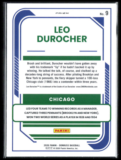 Leo Durocher Flash