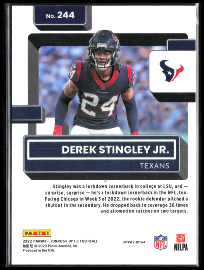 Derek Stingley Jr. RC Purple Shock