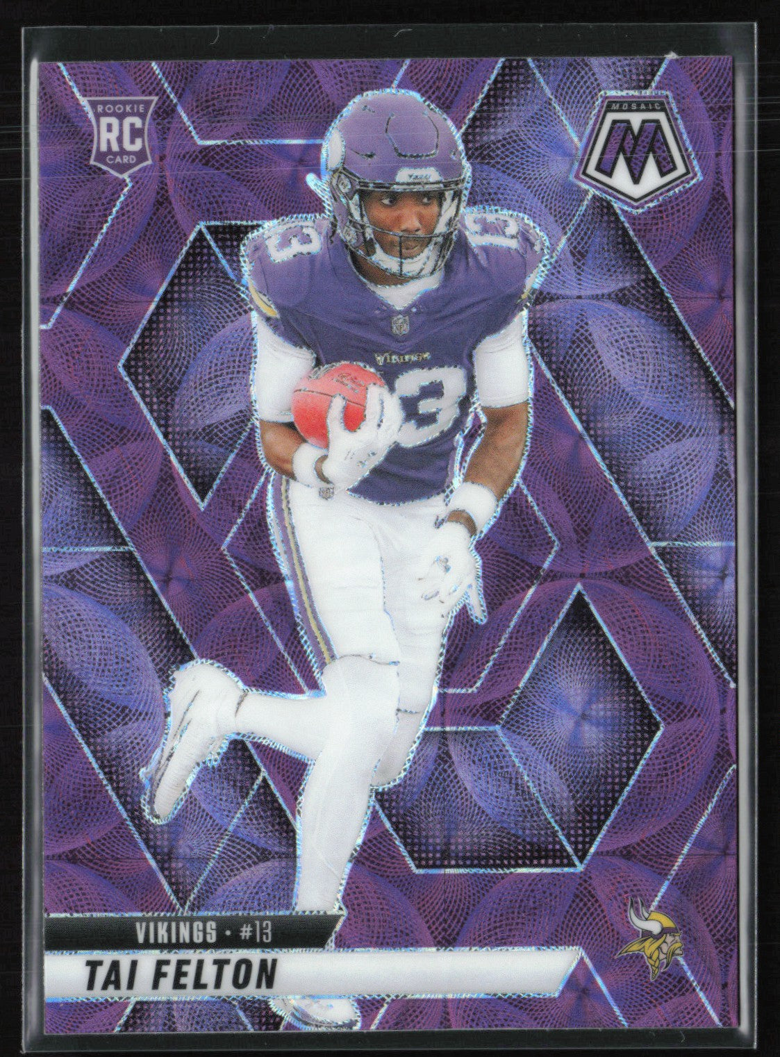 2025 Panini Mosaic 329 Tai Felton RC Purple Scope – Dollar Box