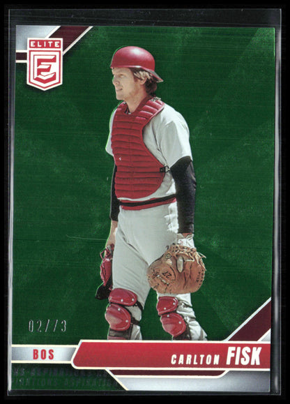 Carlton Fisk Green /74 2026 Donruss Elite