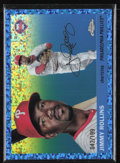 Jimmy Rollins Blue Mini DIamond /199