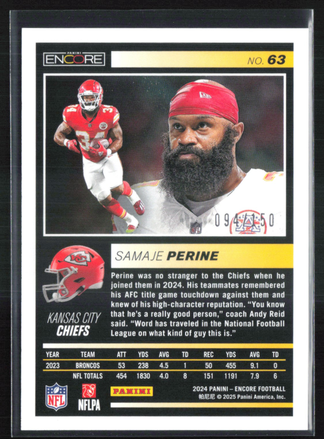 Samaje Perine /150
