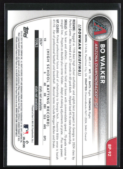 Bo Walker 1st Bowman