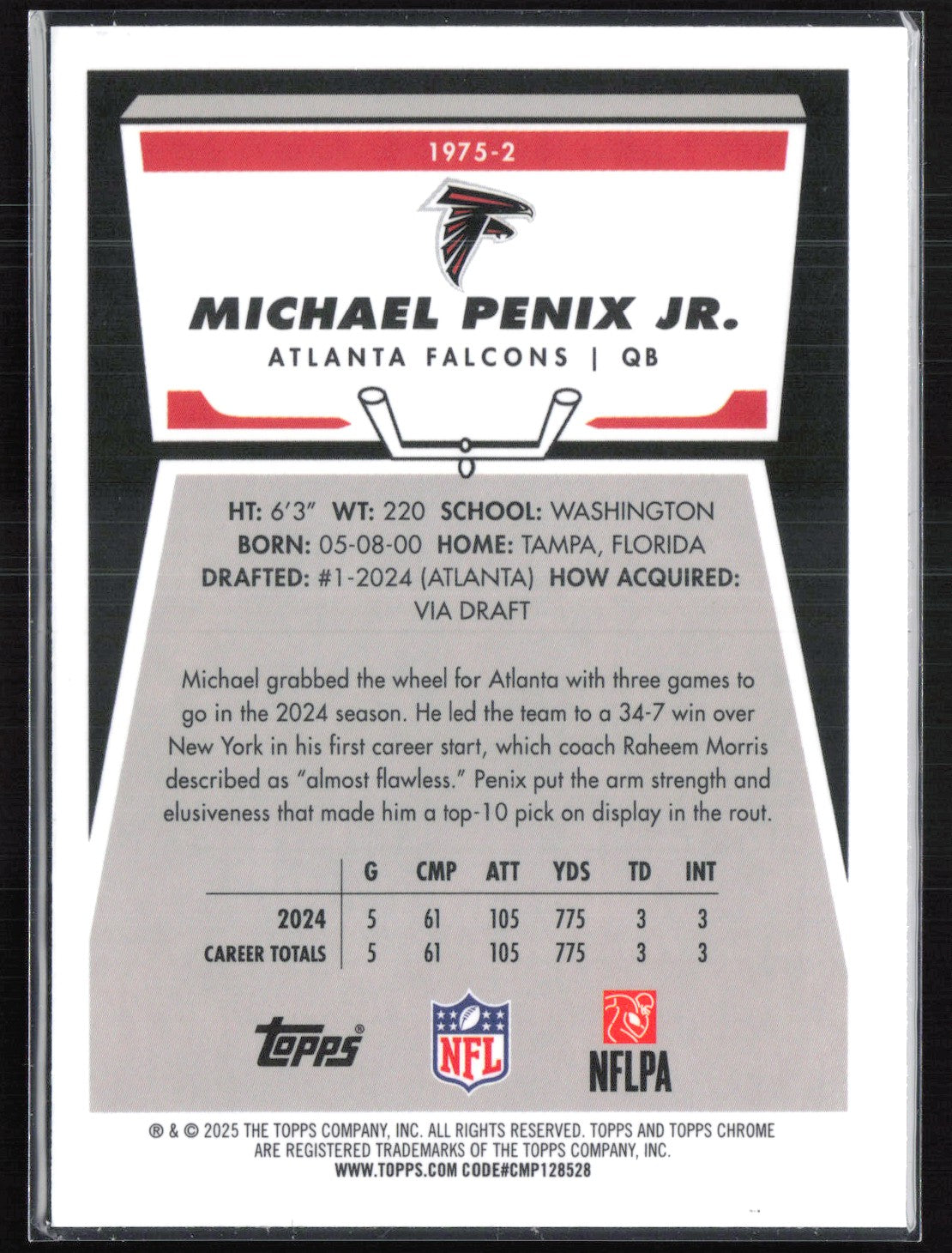 Michael Penix Jr. X-Fractor Throwback
