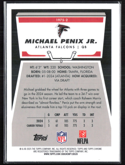 Michael Penix Jr. X-Fractor Throwback