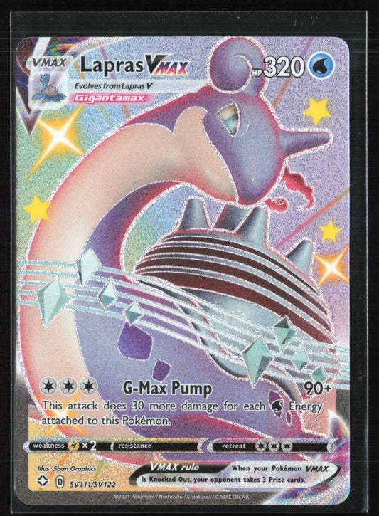 Lapras VMAX Full Art Rare Shiny