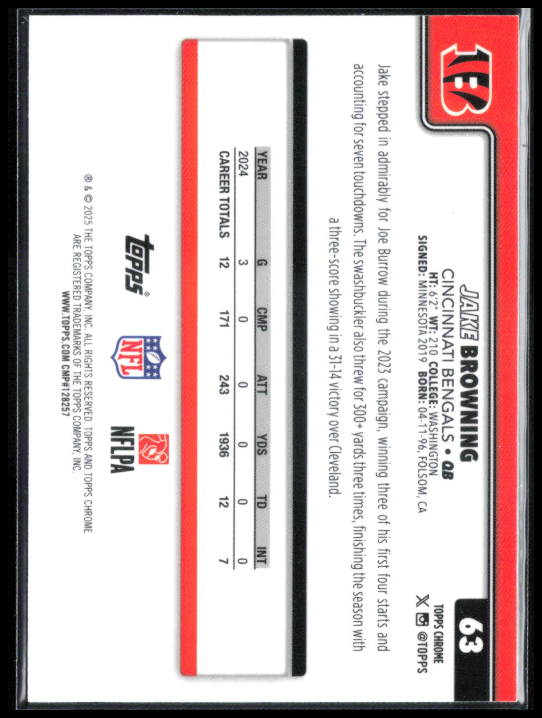 Jake Browning Raywave