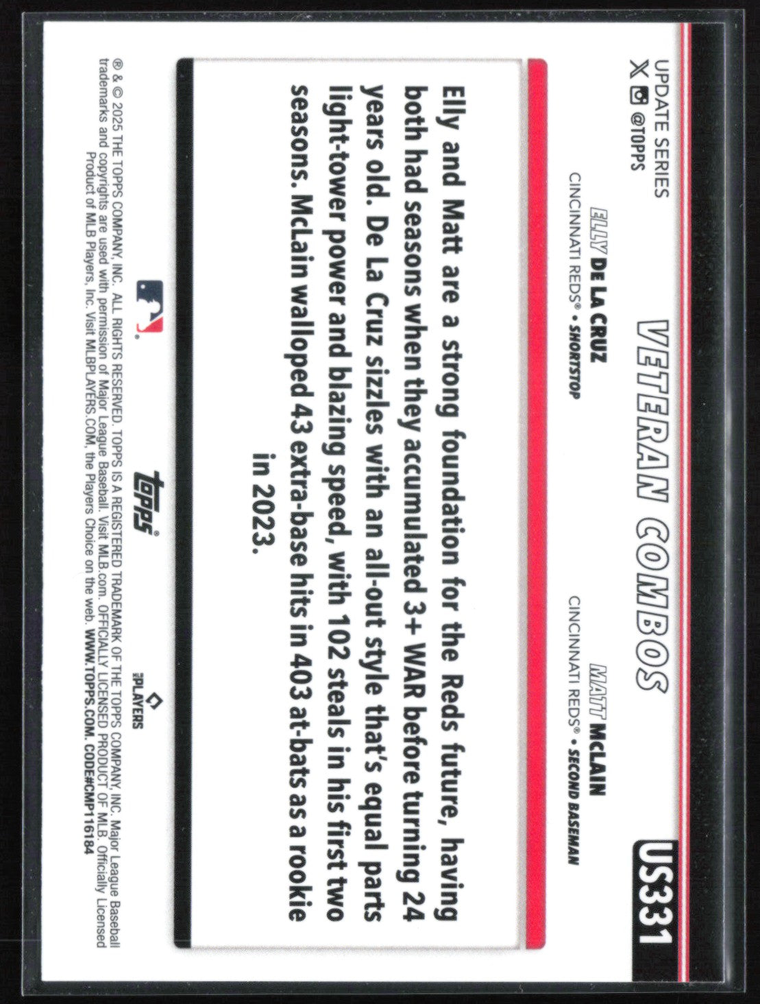 Red-Hot Risers (Elly De La Cruz / Matt McLain)