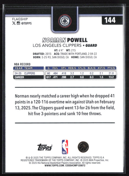 Norman Powell Green /99