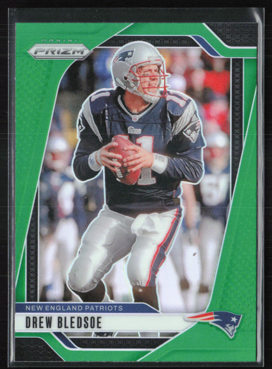 Drew Bledsoe Green Prizm