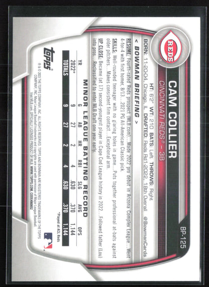 Cam Collier 1st Bowman