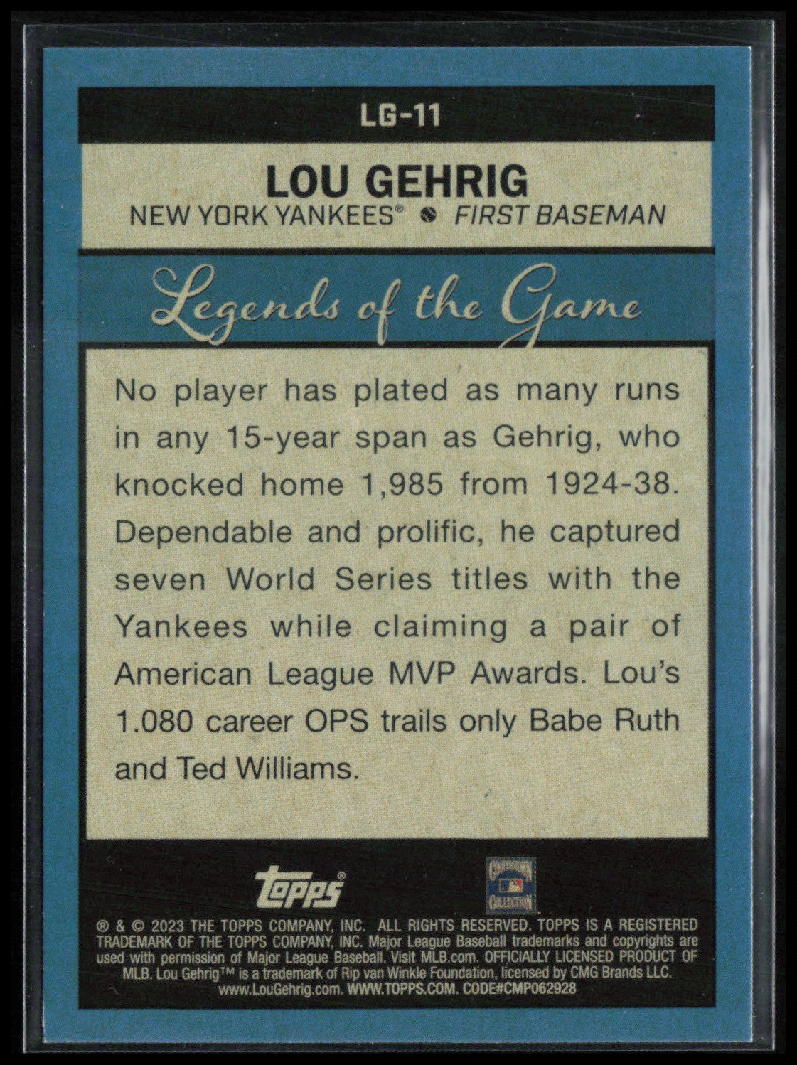 Lou Gehrig
