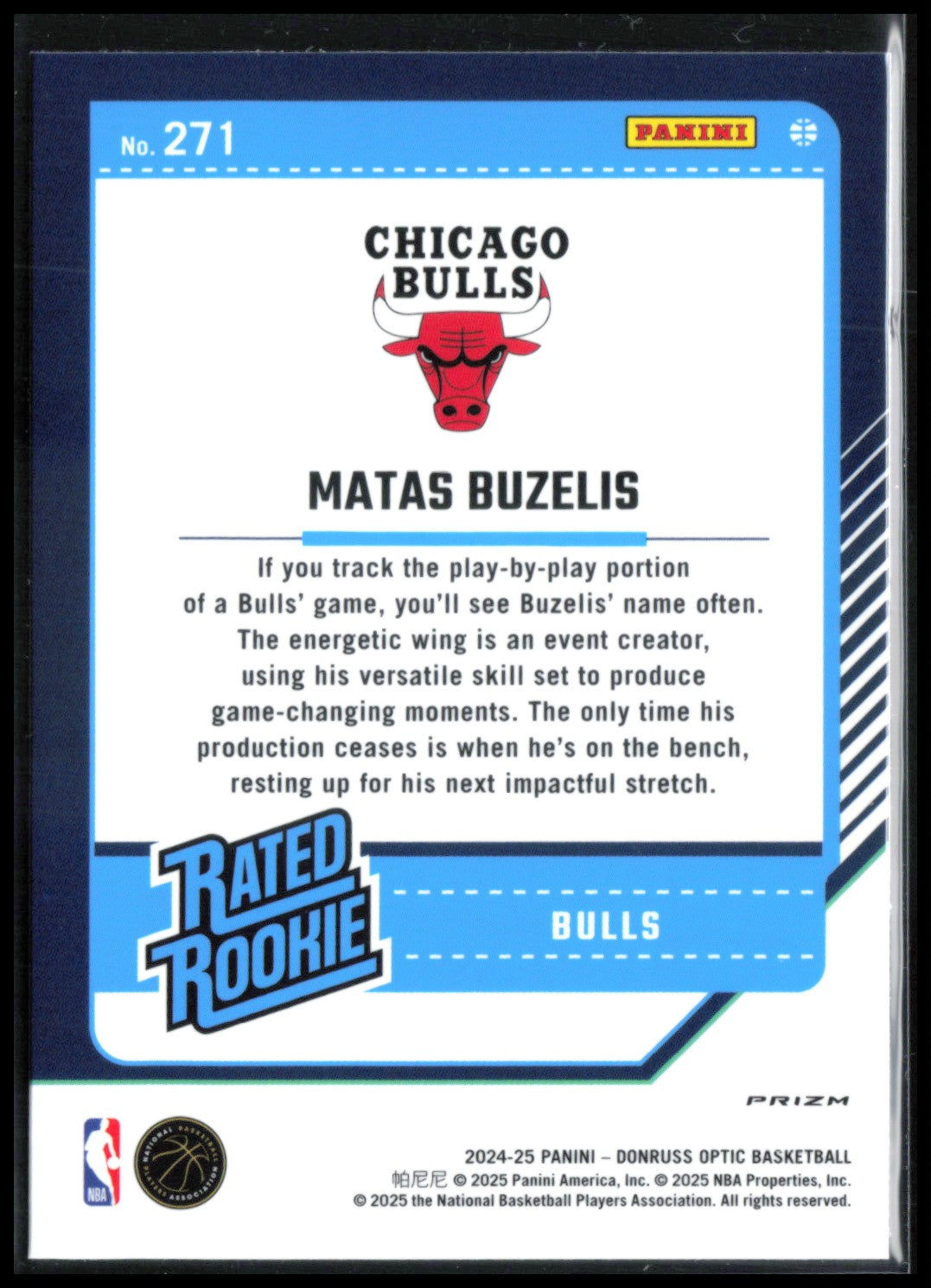 Matas Buzelis RC Green Seismic Rated Rookie