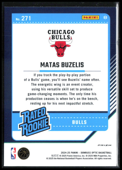 Matas Buzelis RC Green Seismic Rated Rookie