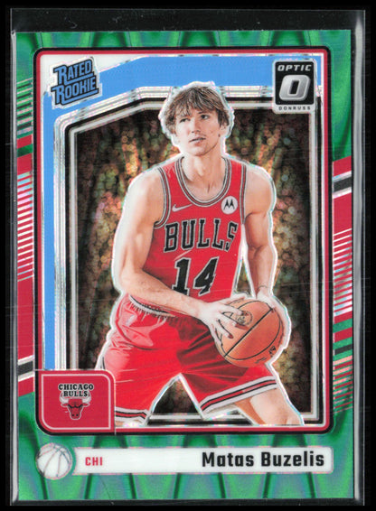 Matas Buzelis RC Green Seismic Rated Rookie