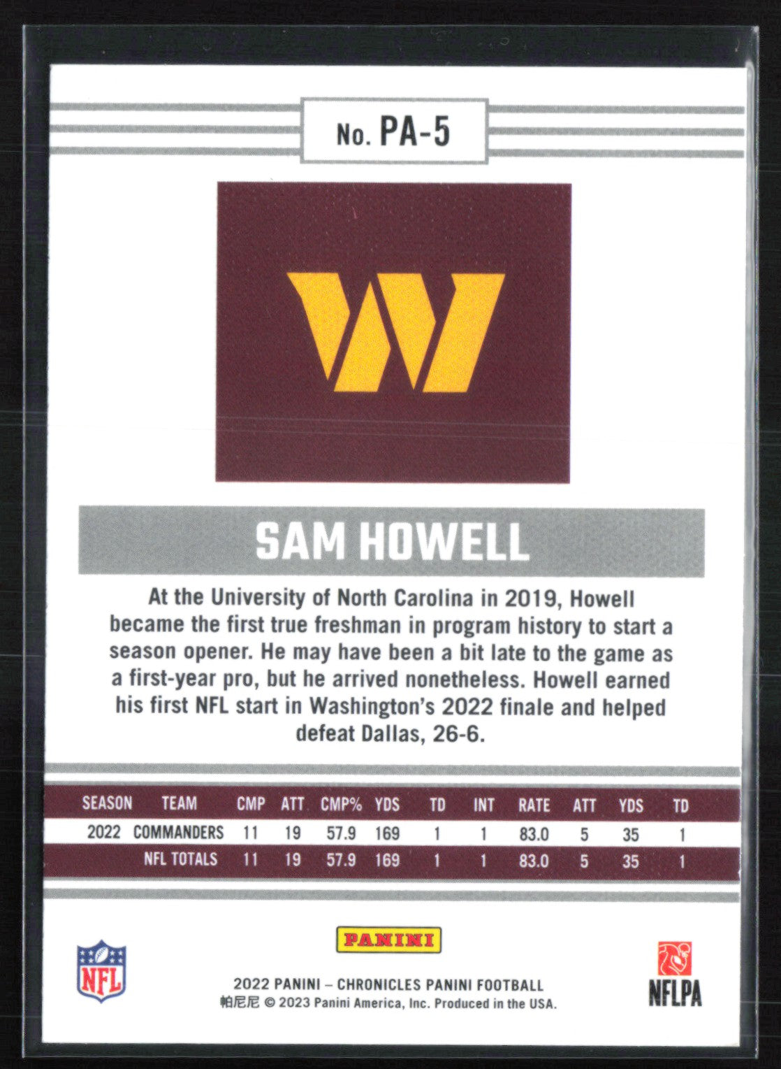 Sam Howell RC