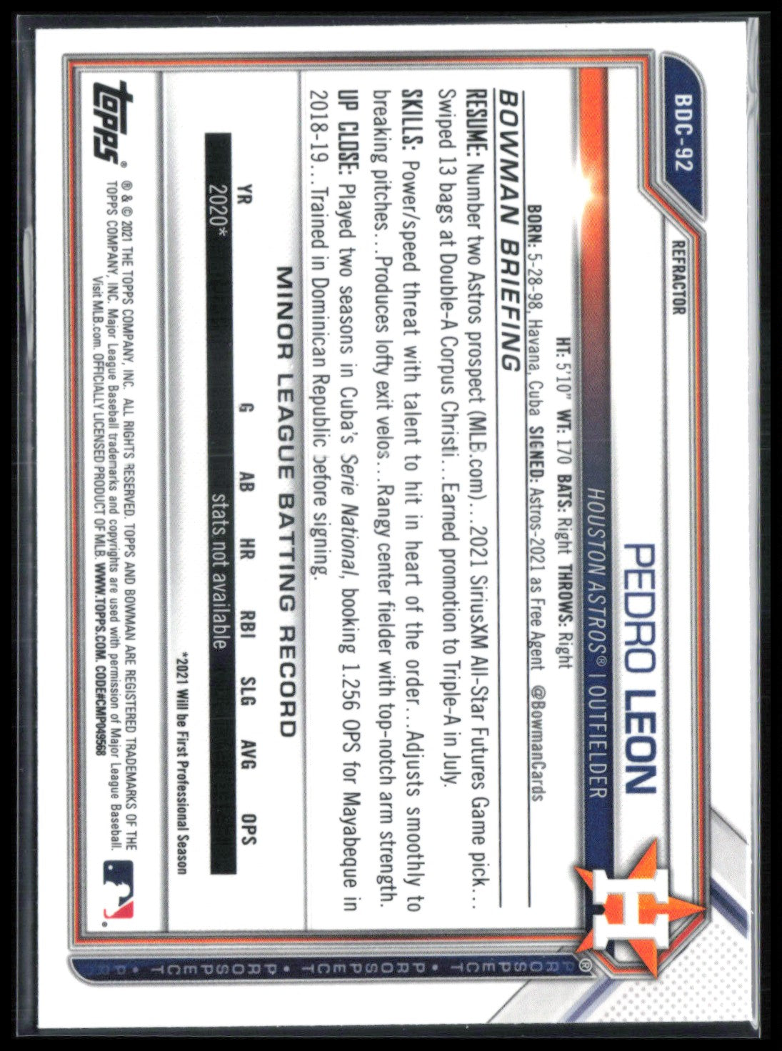 Pedro Leon Prospect Refractor