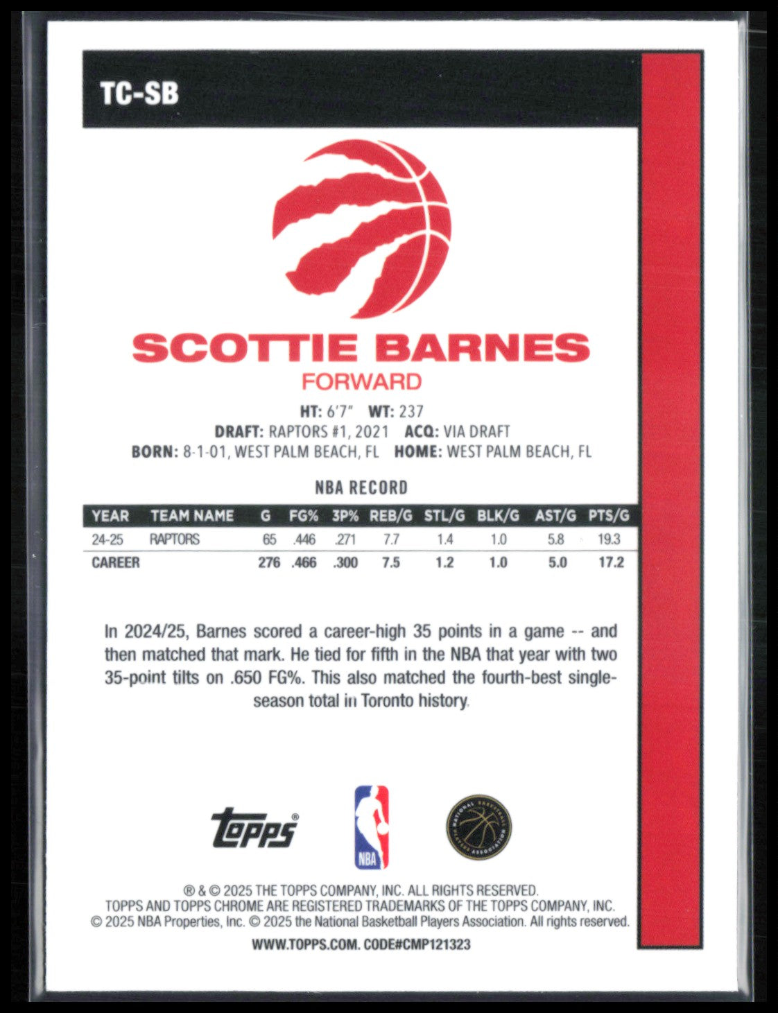 Scottie Barnes Mojo