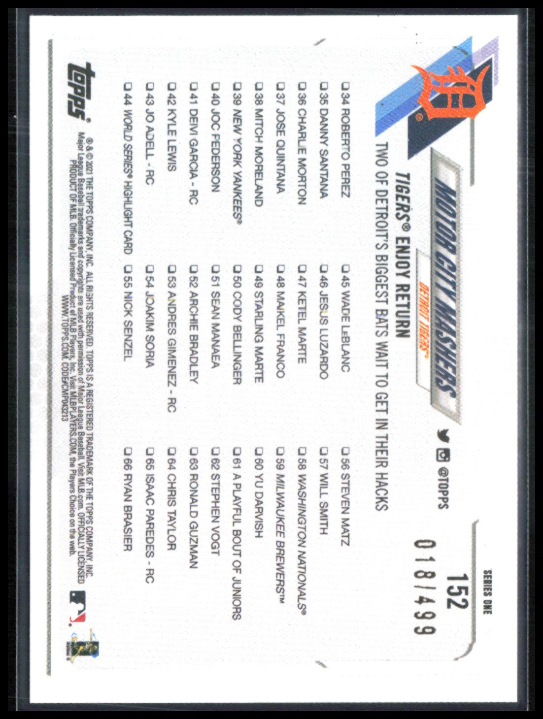 Motor City Mashers Green Crackle /499