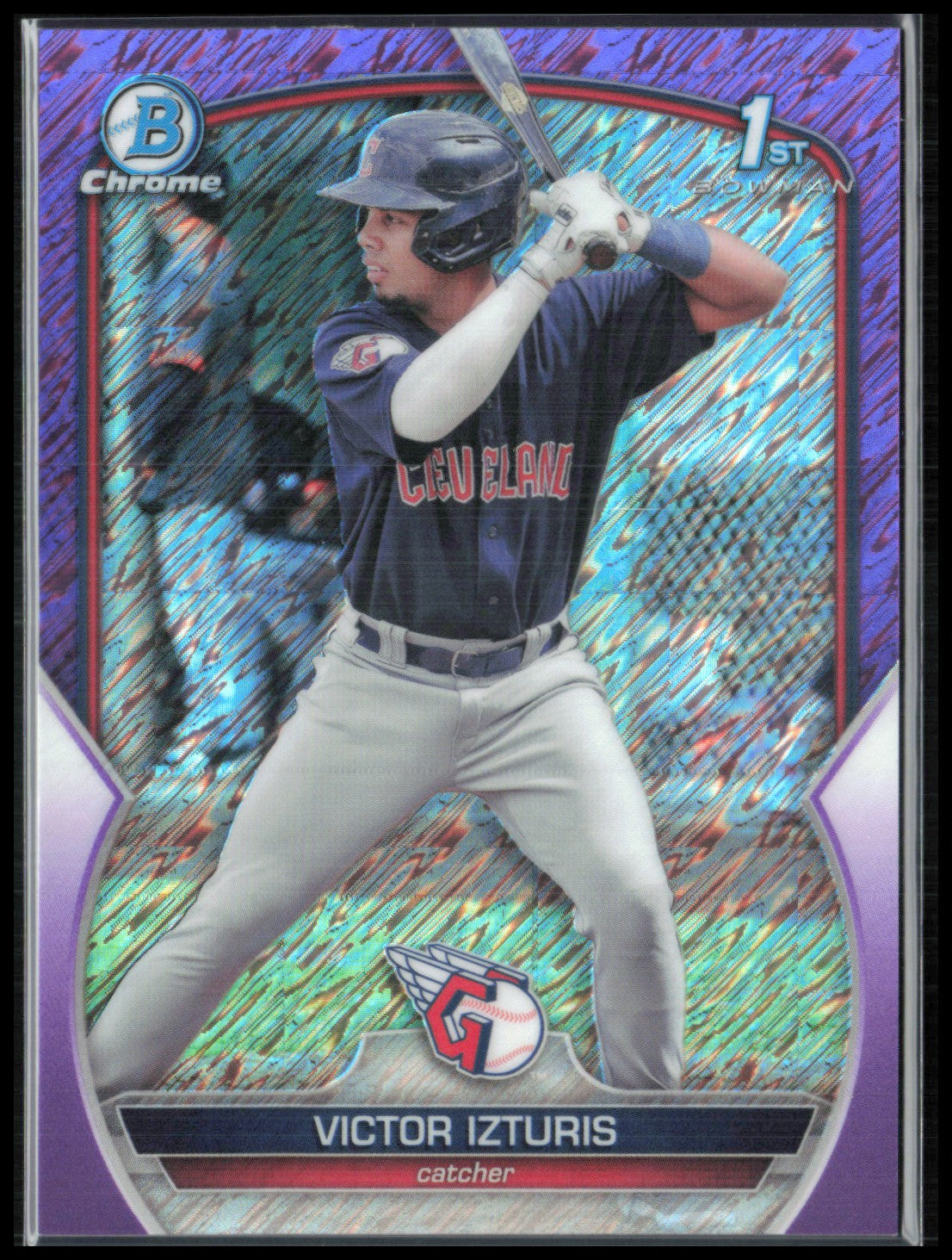 Victor Izturis 1st Bowman Shimmer Purple /250