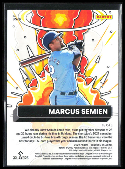 Marcus Semien Pink Fireworks