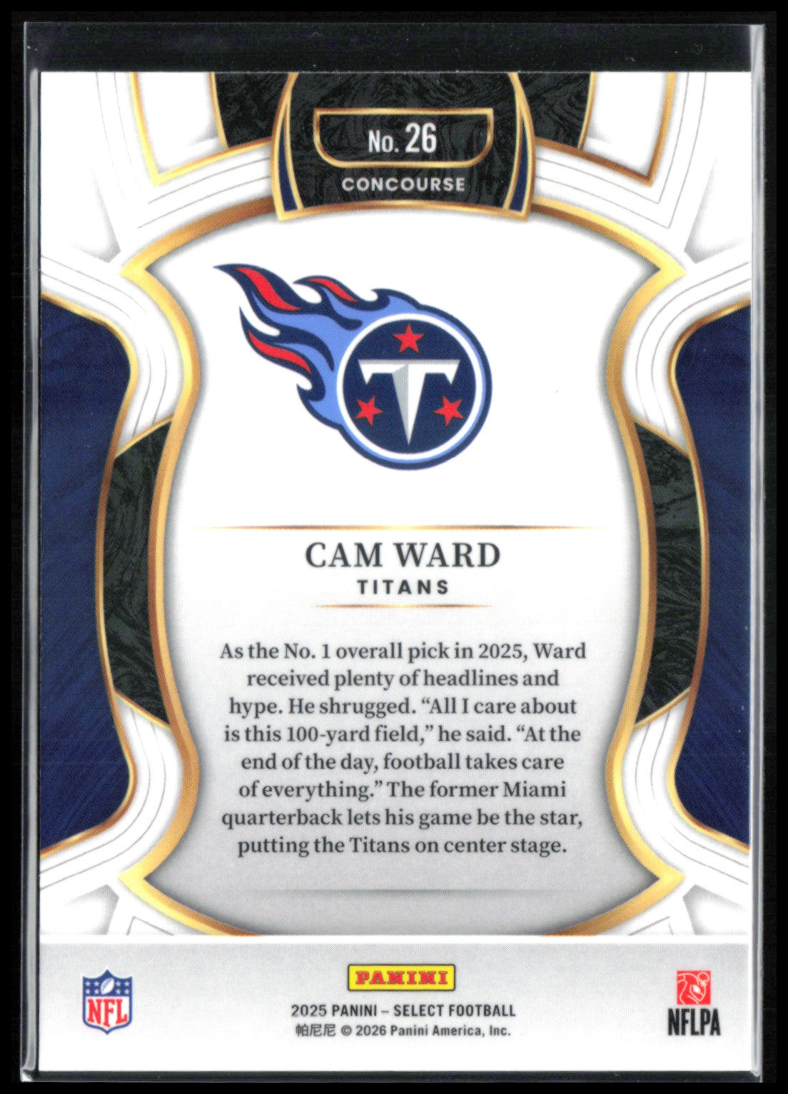 Cam Ward RC Concourse