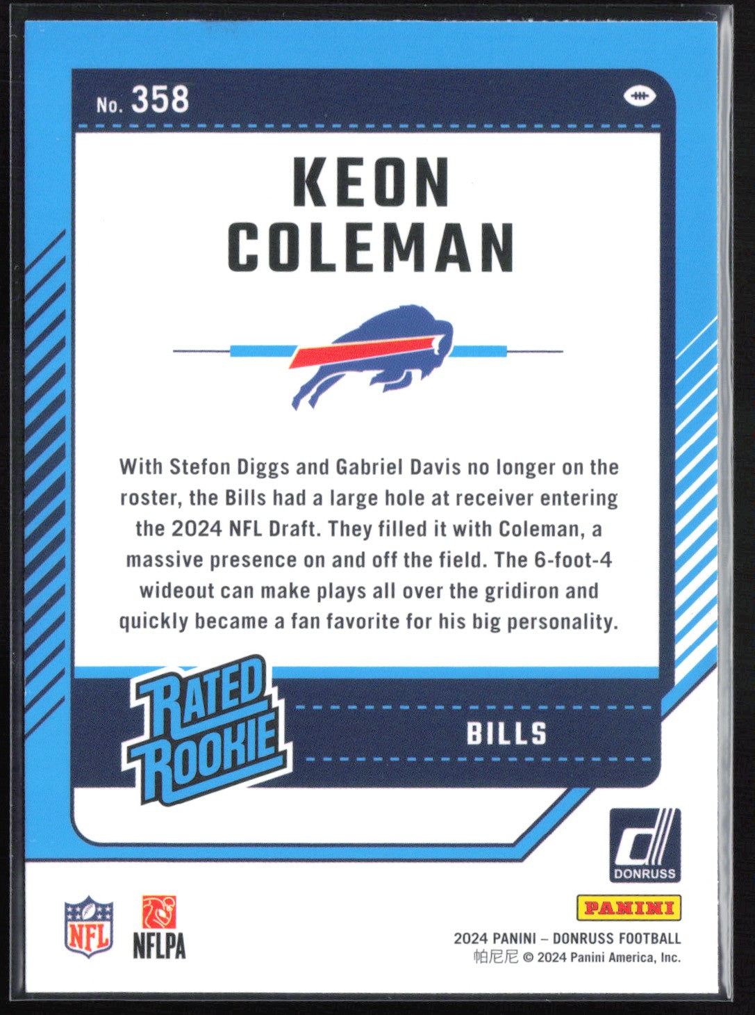 Keon Coleman RC