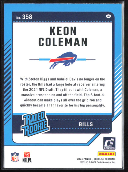 Keon Coleman RC