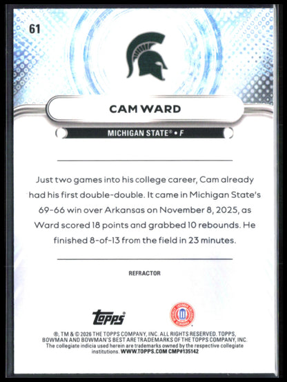 Cam Ward Refractor