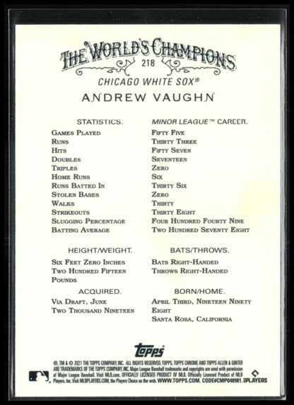 Andrew Vaughn RC