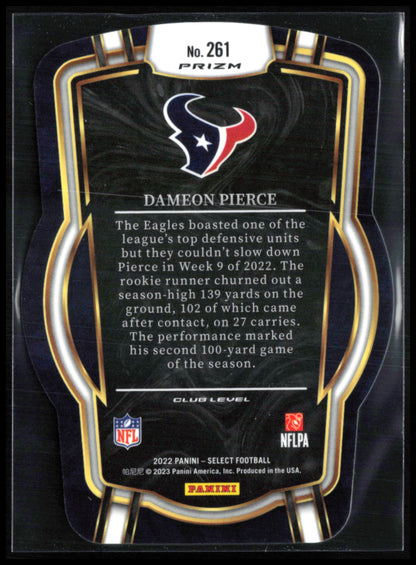 Dameon Pierce RC Black Red Die-Cut