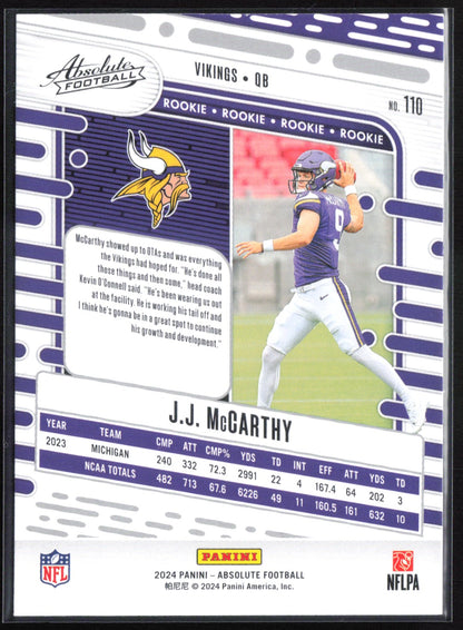 J.J. McCarthy RC