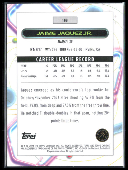 Jaime Jaquez Jr. RC Pink Geometric