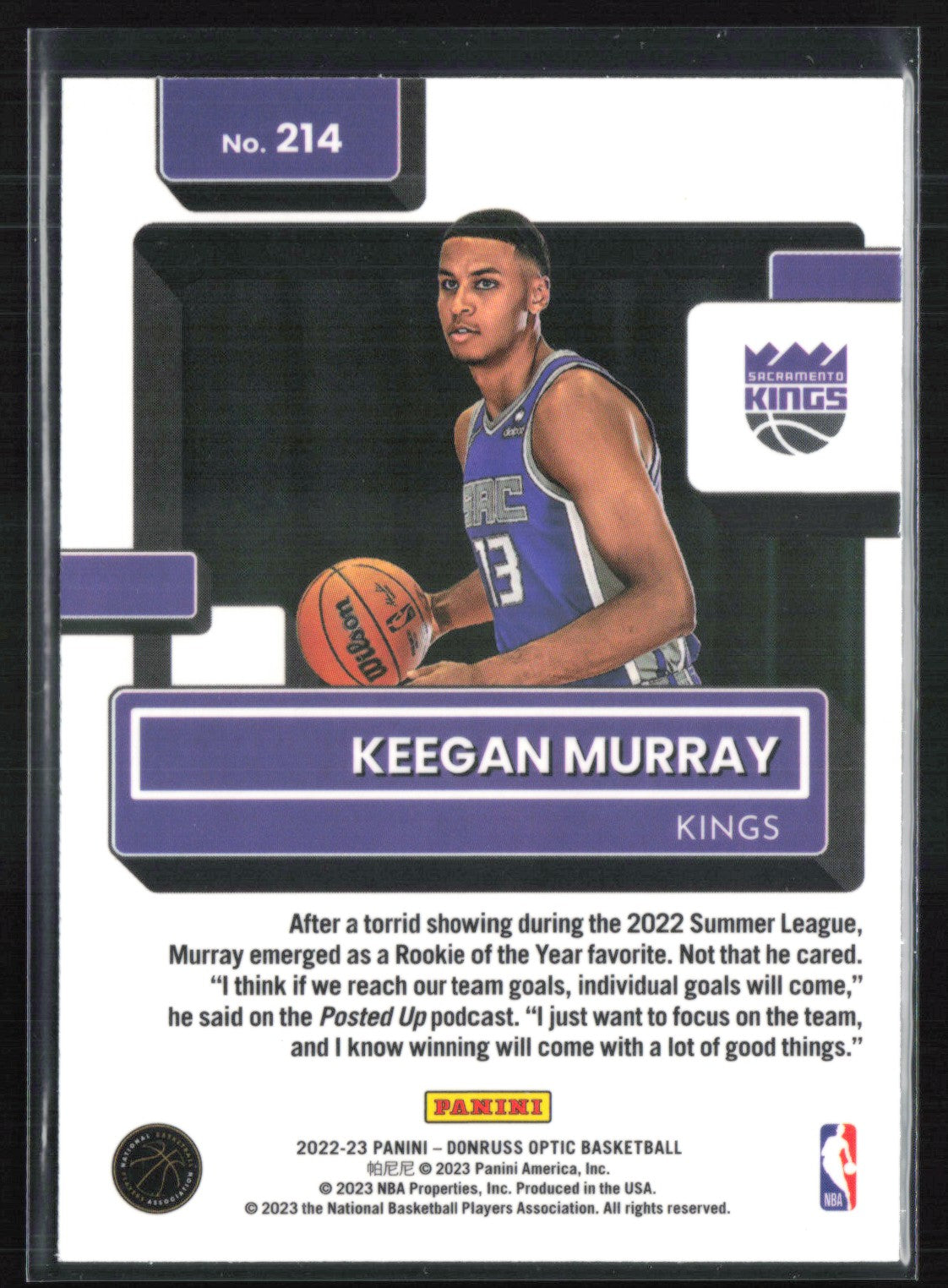 Keegan Murray RC