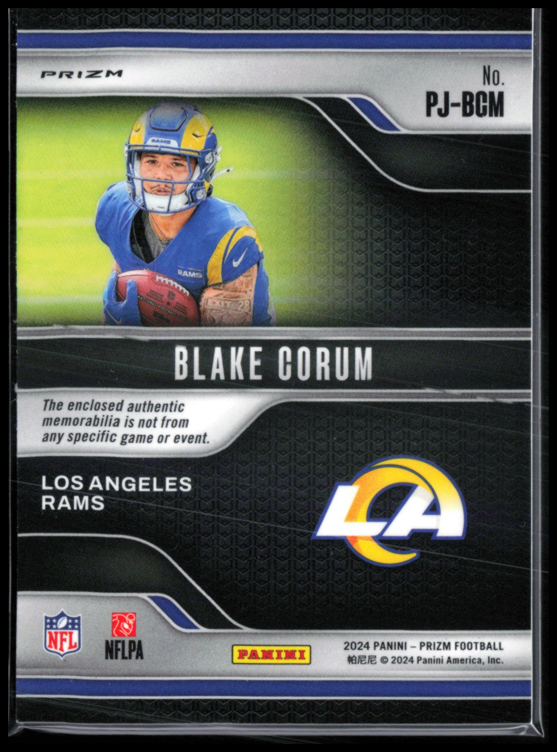 Blake Corum RC Mem Silver
