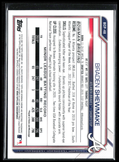 Braden Shewmake Green Refractor /99