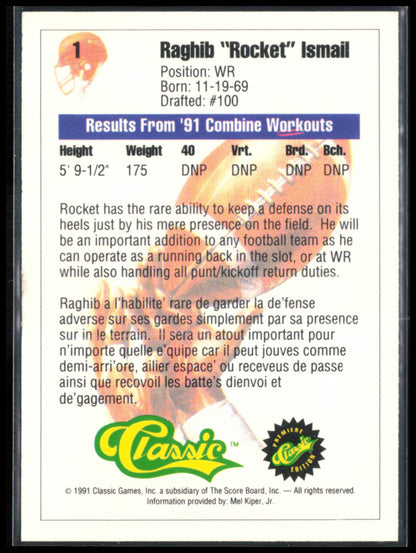 Rocket Ismail 1991 Classic