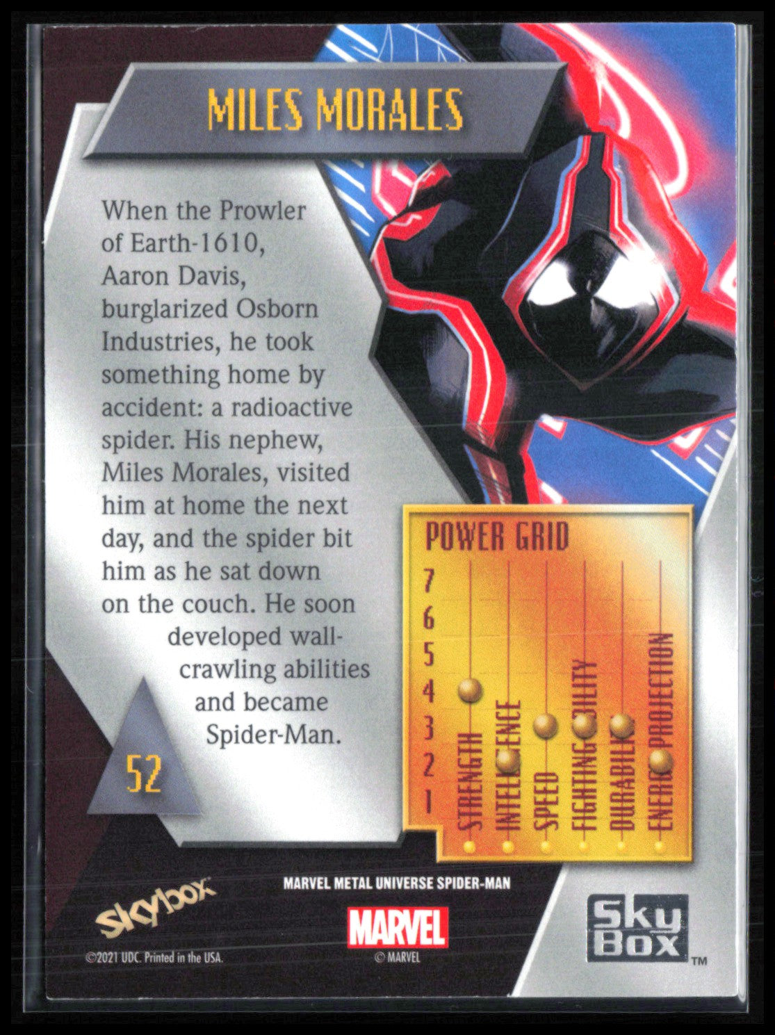 Miles Morales Marvel Metal