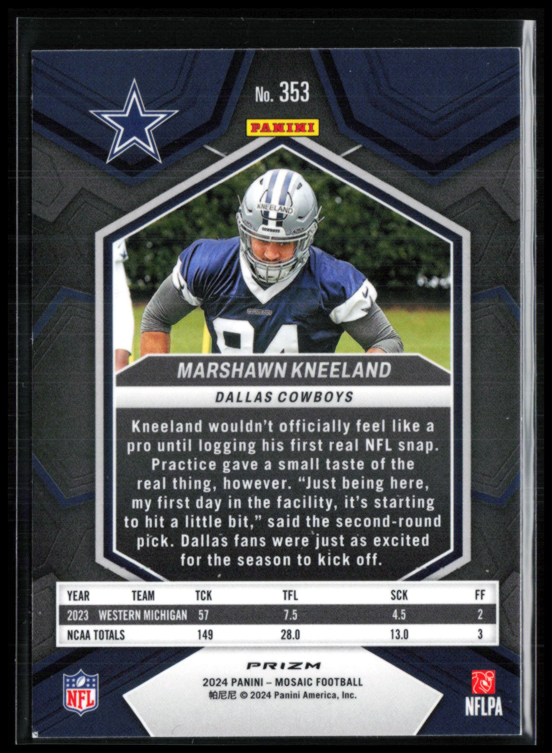 Marshawn Kneeland RC Mosaic