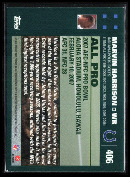 Marvin Harrison 2007 Topps