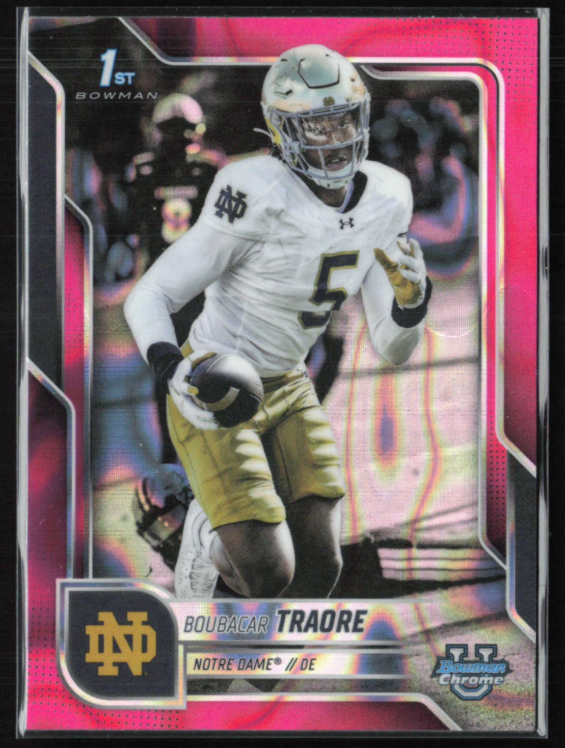 Boubacar Traore 1st Bowman Pink lava