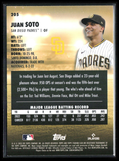 Juan Soto 2023 TSC Chrome