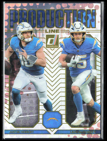 Justin Herbert / Ladd McConkey Production Line