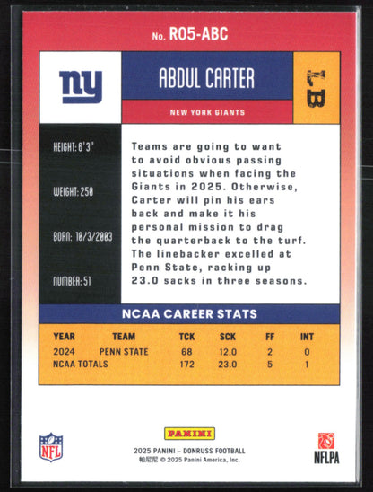 Abdul Carter RC